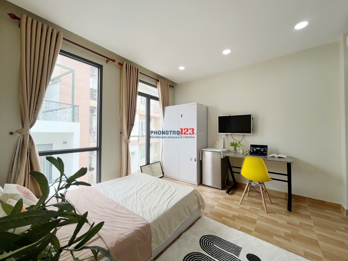 CHO THUÊ PHÒNG STUDIO CỬA SỔ THOÁNG GẦN NGÃ TƯ HÀNG XANH - BÌNH THẠNH
