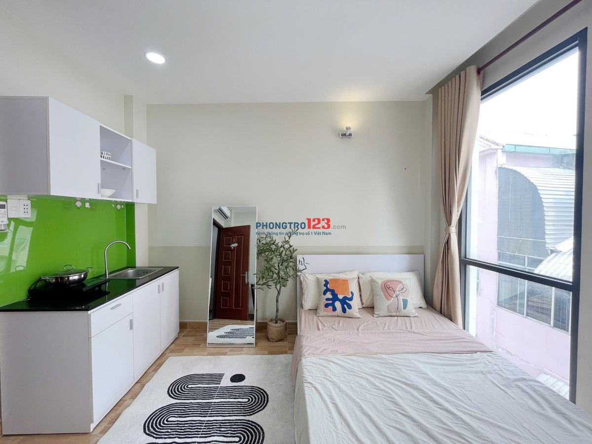 CHO THUÊ PHÒNG STUDIO CỬA SỔ THOÁNG GẦN NGÃ TƯ HÀNG XANH - BÌNH THẠNH