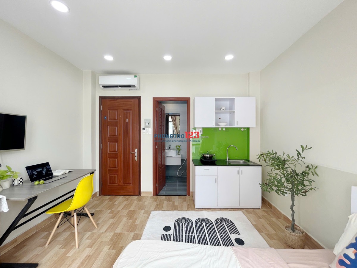 CHO THUÊ PHÒNG STUDIO CỬA SỔ THOÁNG GẦN NGÃ TƯ HÀNG XANH - BÌNH THẠNH