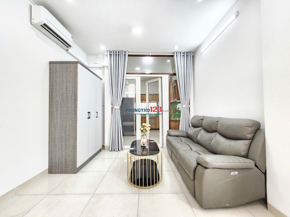 CHO THUÊ CĂN HỘ 35M2 FULL NỘI THẤT BÌNH THẠNH – CÓ THANG MÁY – MÁY GIẶT RIÊNG