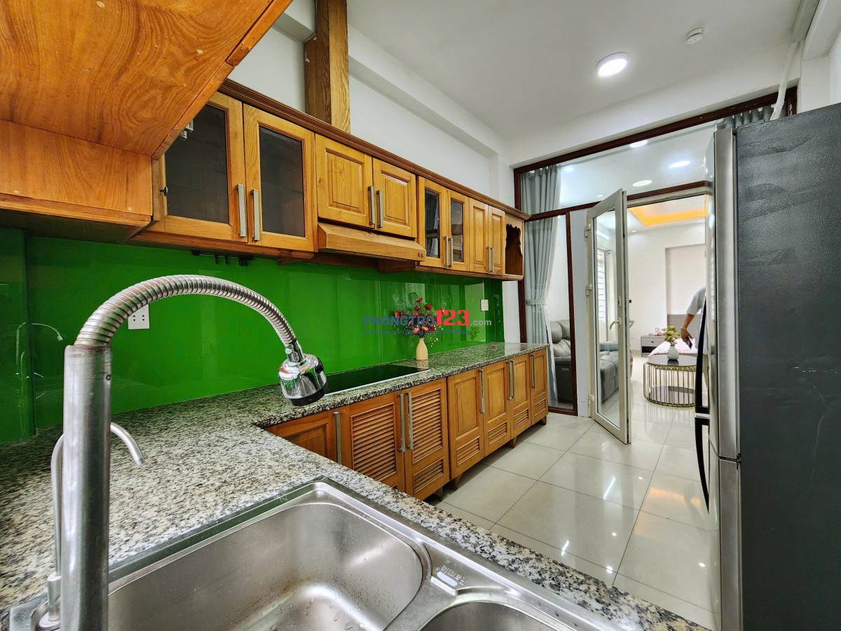 CHO THUÊ CĂN HỘ 35M2 FULL NỘI THẤT BÌNH THẠNH – CÓ THANG MÁY – MÁY GIẶT RIÊNG