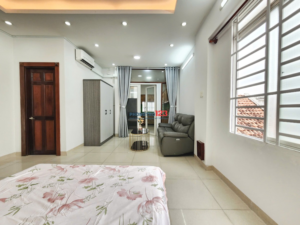 CHO THUÊ CĂN HỘ 35M2 FULL NỘI THẤT BÌNH THẠNH – CÓ THANG MÁY – MÁY GIẶT RIÊNG