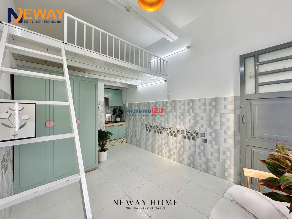 Cho Thuê Căn Hộ Có Gác #Duplex Ban Công FULL Nội Thất – Gần Đại Học & Tiện Ích – Khu Phú Trung, Tân