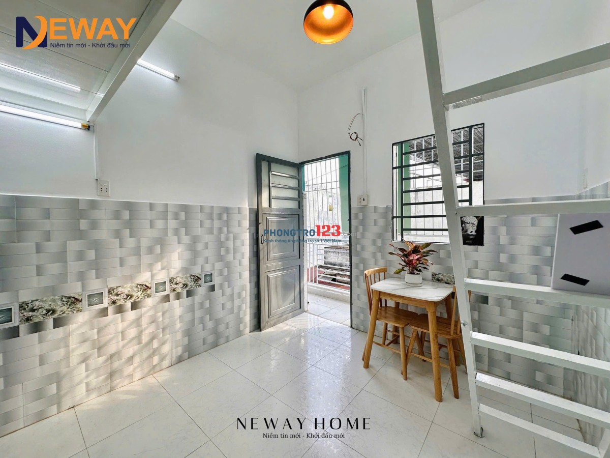 Cho Thuê Căn Hộ Có Gác #Duplex Ban Công FULL Nội Thất – Gần Đại Học & Tiện Ích – Khu Phú Trung, Tân