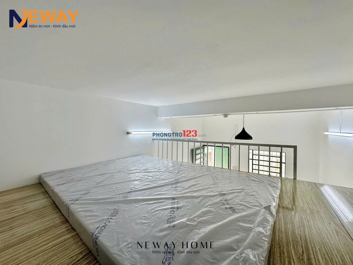 Cho Thuê Căn Hộ Có Gác #Duplex Ban Công FULL Nội Thất – Gần Đại Học & Tiện Ích – Khu Phú Trung, Tân