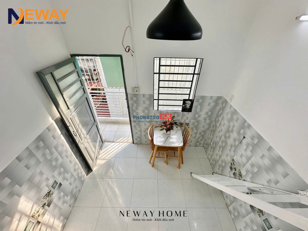 Cho Thuê Căn Hộ Có Gác #Duplex Ban Công FULL Nội Thất – Gần Đại Học & Tiện Ích – Khu Phú Trung, Tân