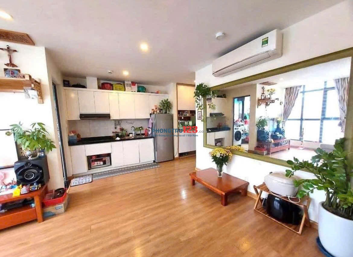 C/c Phúc Yên, Phan Huy Ích, P15, TB, 115m2, 3Pn, 2WC, Nội thất, 12tr/tháng.