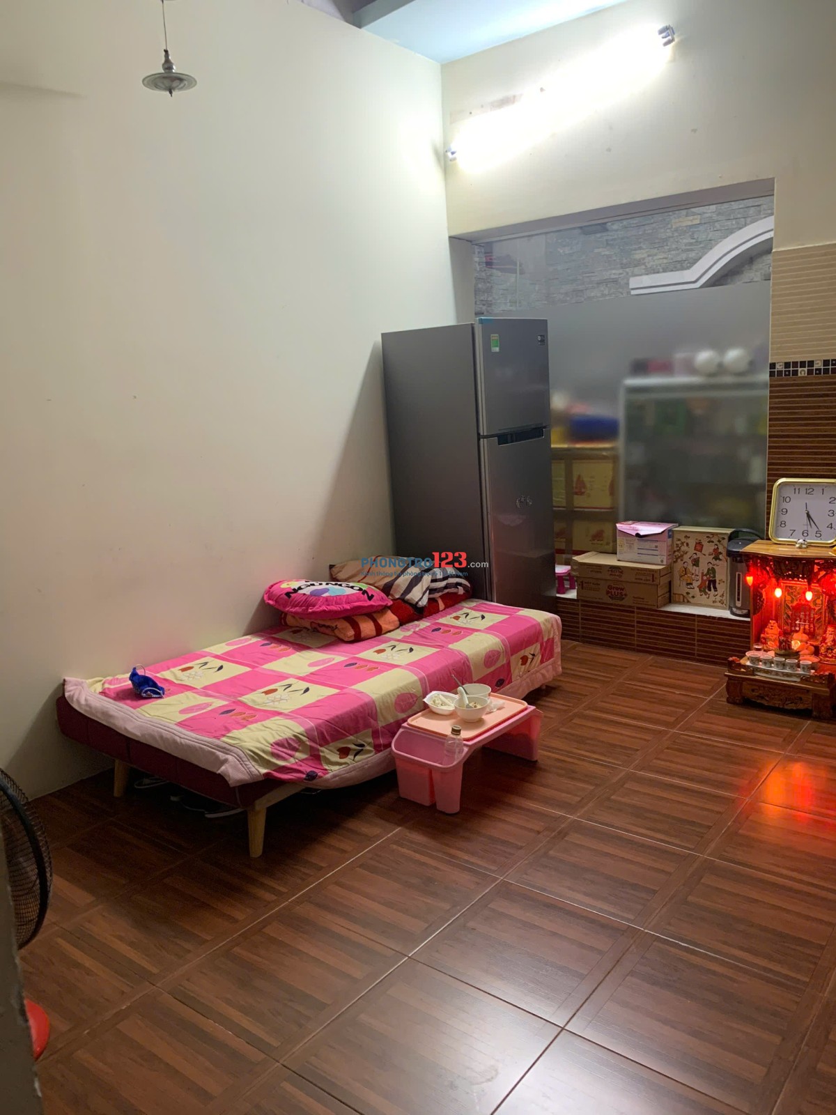 Cho thuê phòng 35m2, full nội thất, 1PN, ban công, cửa sổ , KDC An Sương, gần chợ cây sộp,Q.12