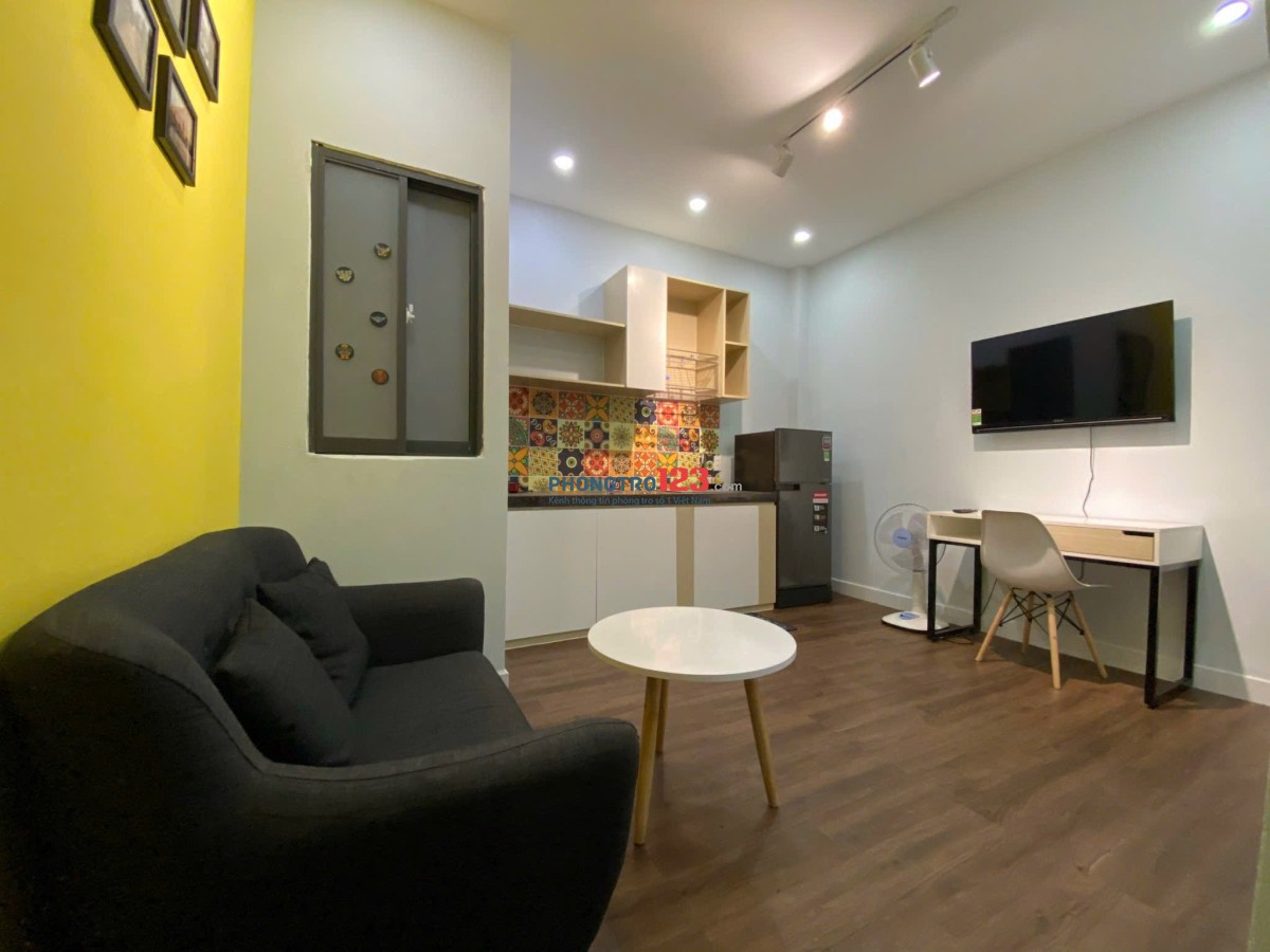 CĂN HỘ 1 phòng ngủ – FULL NỘI THẤT – TÁCH BẾP ngay sân bay Tân Sơn Nhất