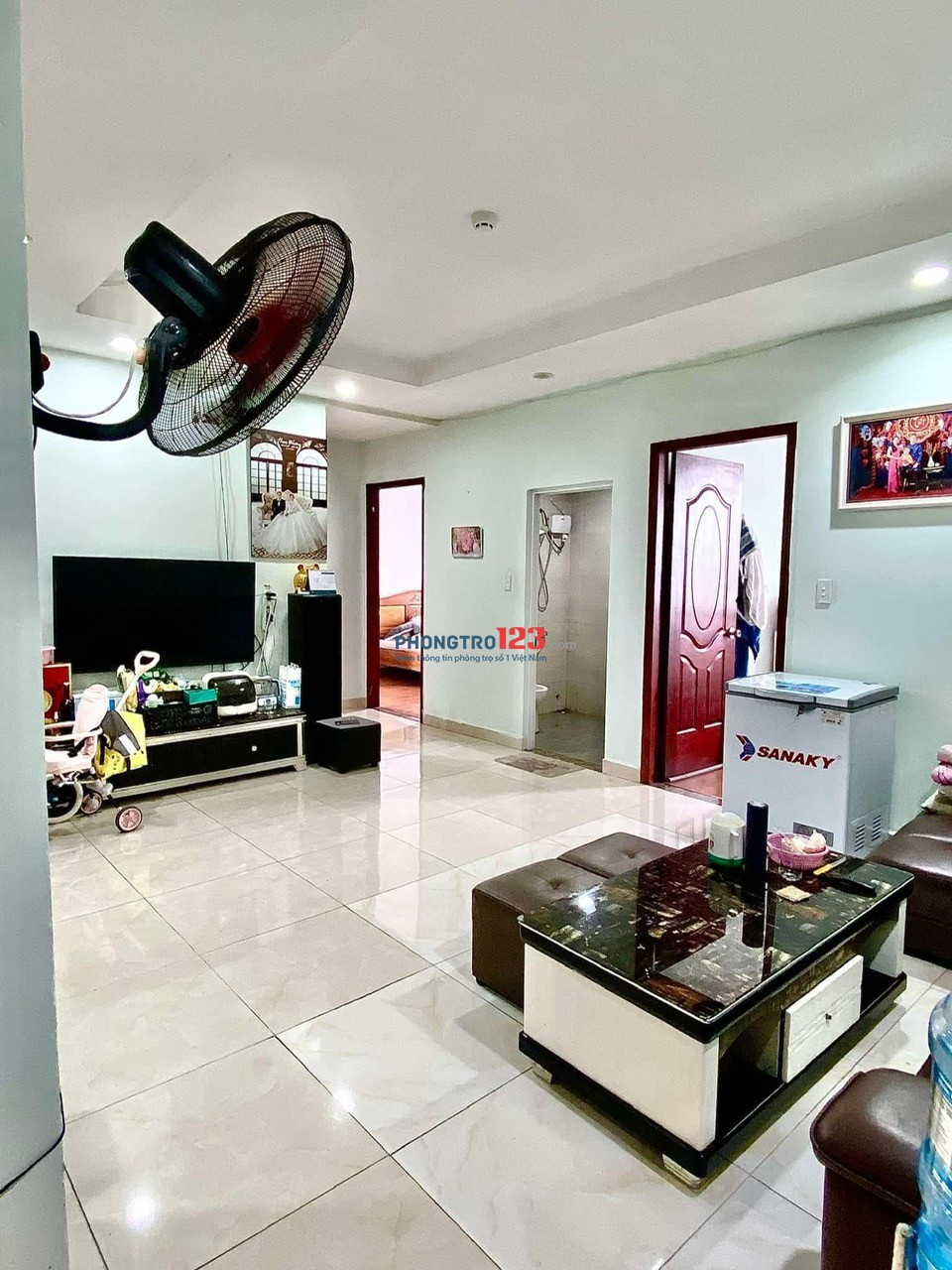Chung cư Miếu Nổi, P3, Bình Thạnh: 70m2, 2pn, nhà mới 11tr/th