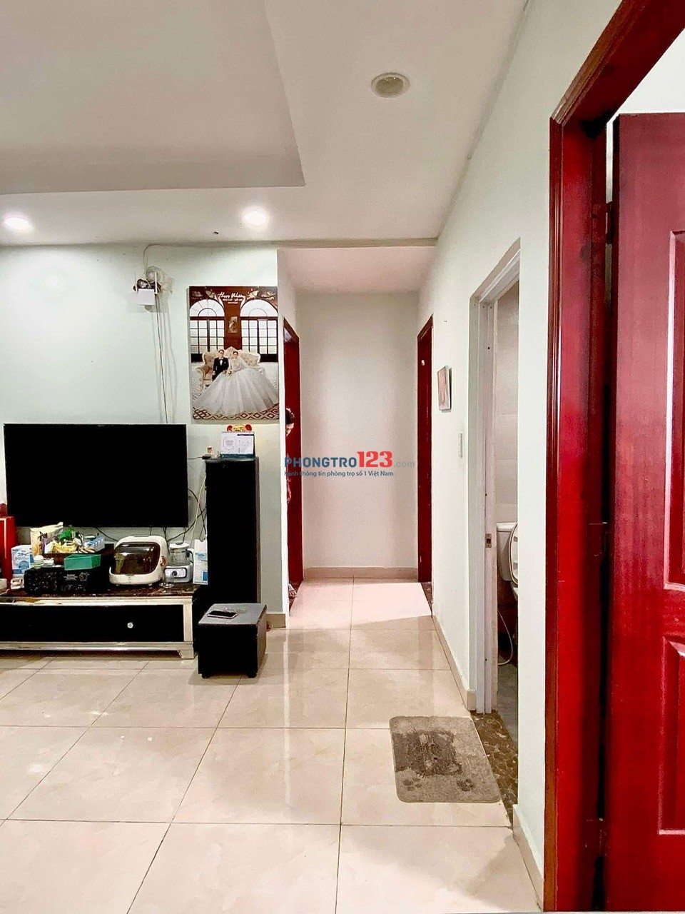 Chung cư Miếu Nổi, P3, Bình Thạnh: 70m2, 2pn, nhà mới 11tr/th