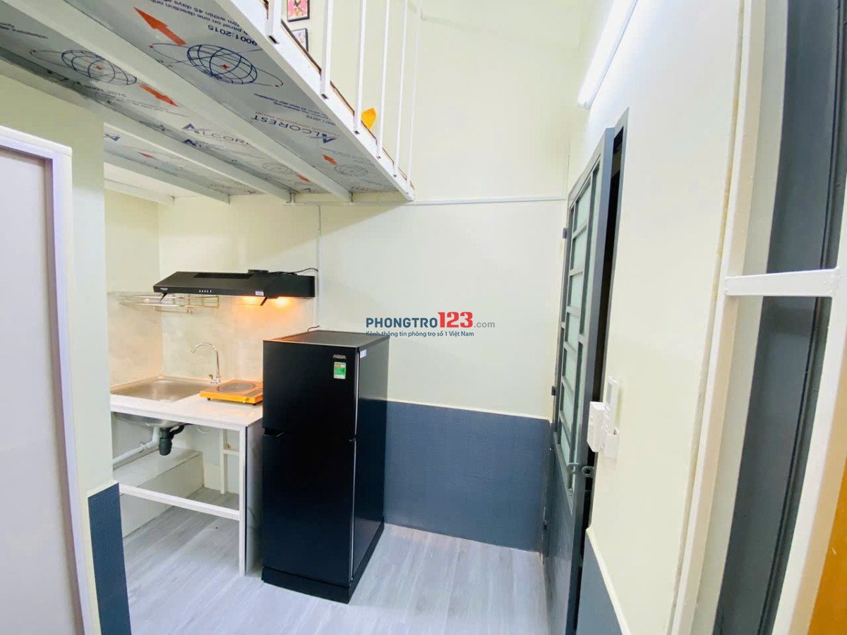 CHO THUÊ PHÒNG TRỌ CÓ GÁC FULL NỘI THẤT – GIỜ GIẤC TỰ DO, GẦN ĐH Y DƯỢC, ĐH UEH, CHỢ BẾN THÀNH