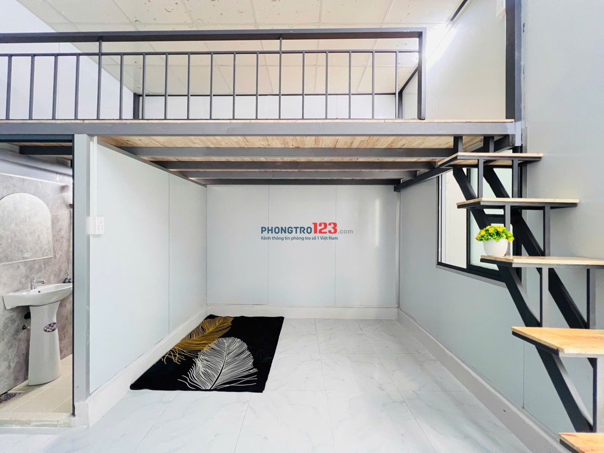 PHÒNG TRỌ CÓ GÁC FULL NỘI THẤT CÓ CỬA SỔ Ở BÌNH THẠNH GẦN ĐẠI HỌC VĂN LANG,HUTECH - LH: 0932985900