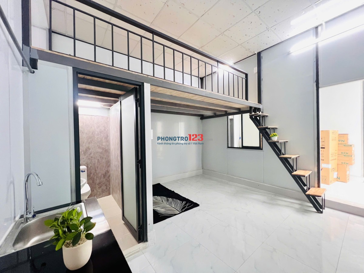 PHÒNG TRỌ CÓ GÁC FULL NỘI THẤT CÓ CỬA SỔ Ở BÌNH THẠNH GẦN ĐẠI HỌC VĂN LANG,HUTECH - LH: 0932985900