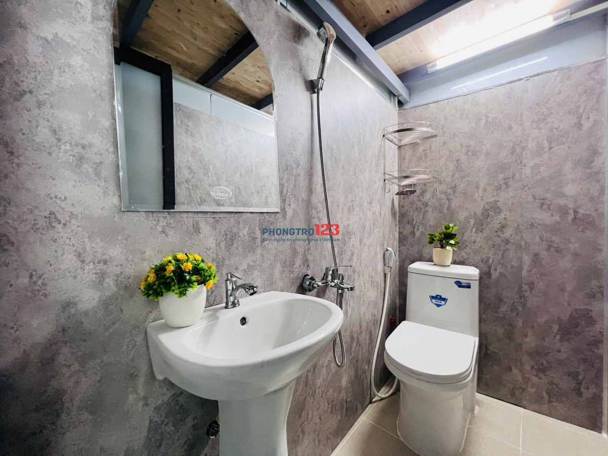 PHÒNG TRỌ CÓ GÁC FULL NỘI THẤT CÓ CỬA SỔ Ở BÌNH THẠNH GẦN ĐẠI HỌC VĂN LANG,HUTECH - LH: 0932985900