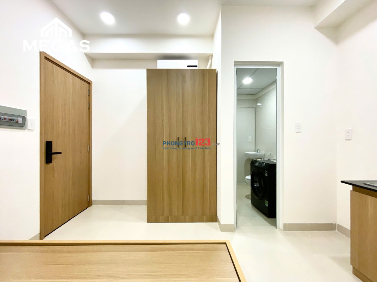 Khai Trương Phòng Mới chỉ 4Tr5 Full NT, có Máy giặt riêng khu Kim Sơn đi bộ sang TDT, RMIT, Lotte