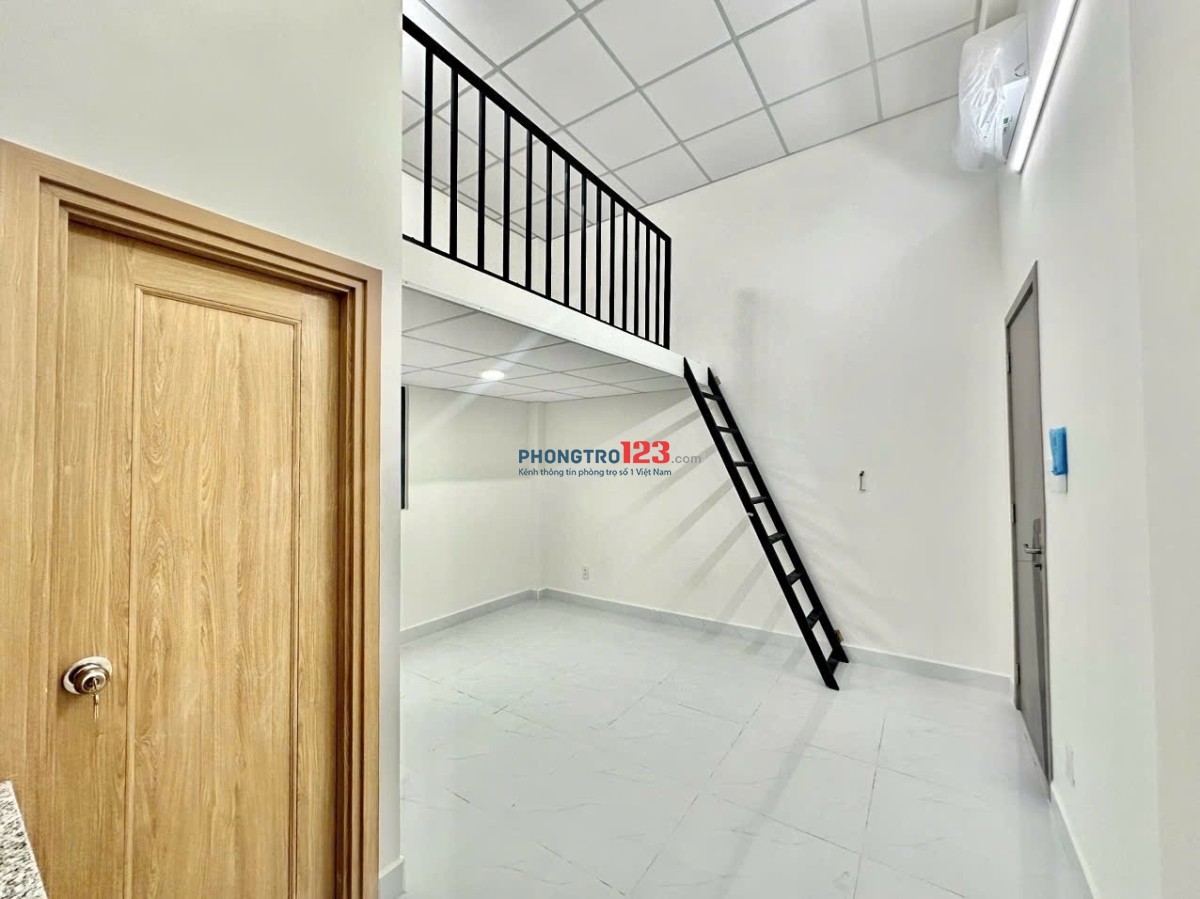 Phòng Trọ Mới 100%, Gác Cao 2M, Thang Máy, Full Nội Thất - Gần ĐH Công Thương, CoopMart Trường Chinh