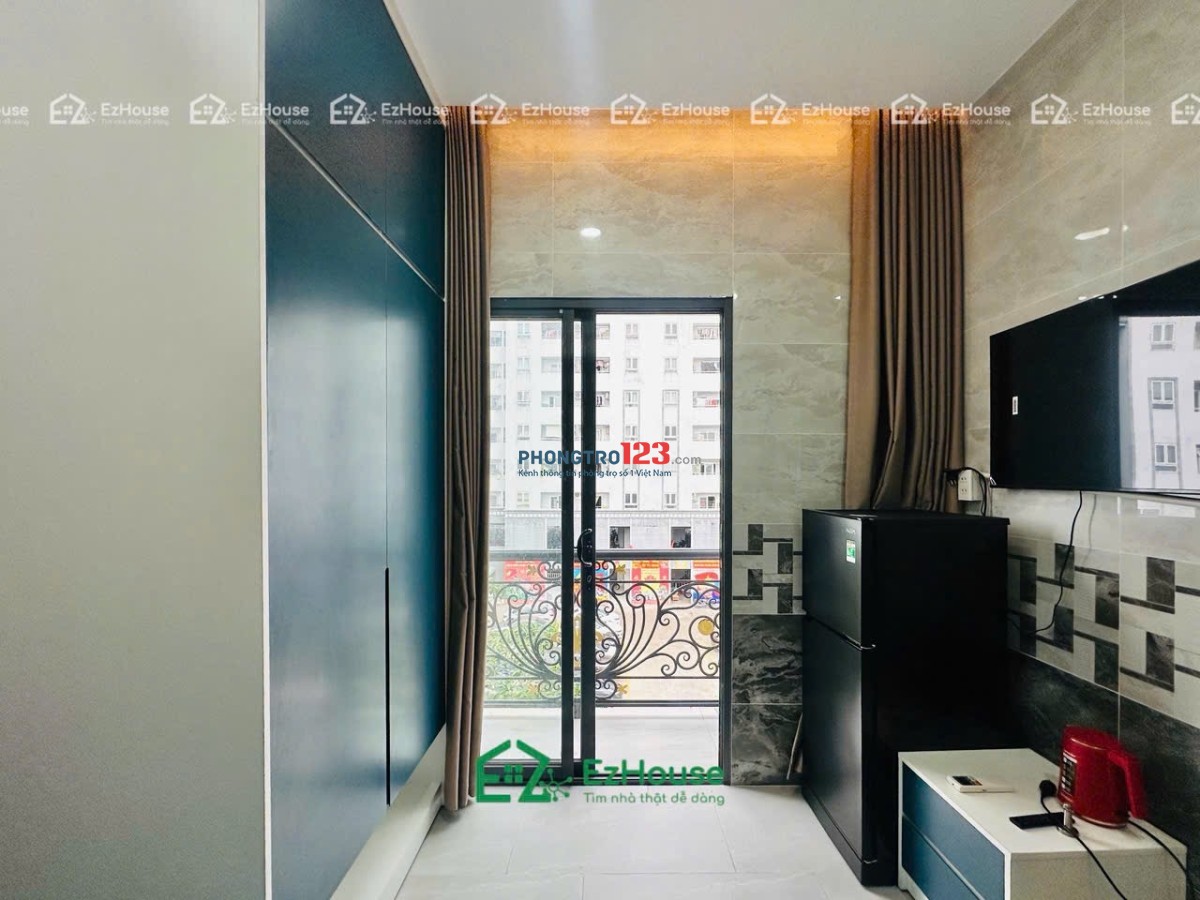 Cho thuê phòng trọ ban công máy giặt riêng quận 8