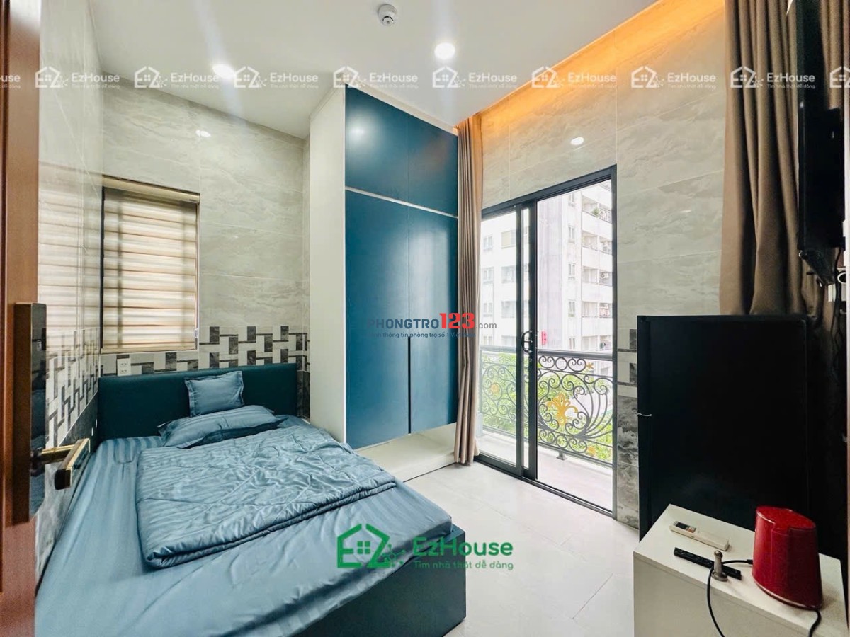Cho thuê phòng trọ ban công máy giặt riêng quận 8