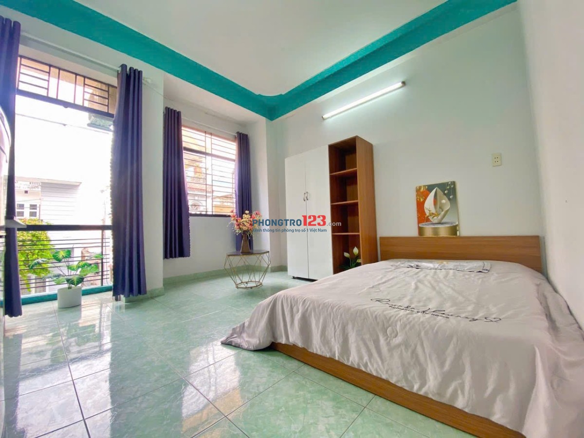 Cho thuê phòng trọ ban công đầy đủ nội thất