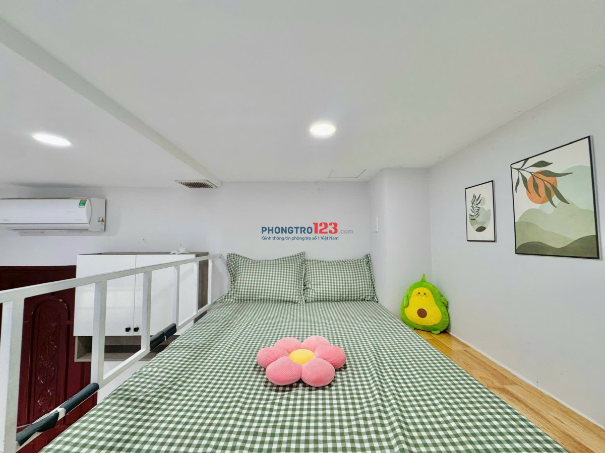 Căn hộ gác xinh, ban công sáng – Trần Mai Ninh, gần sân bay, đủ nội thất , Gần sân bay , Pandora