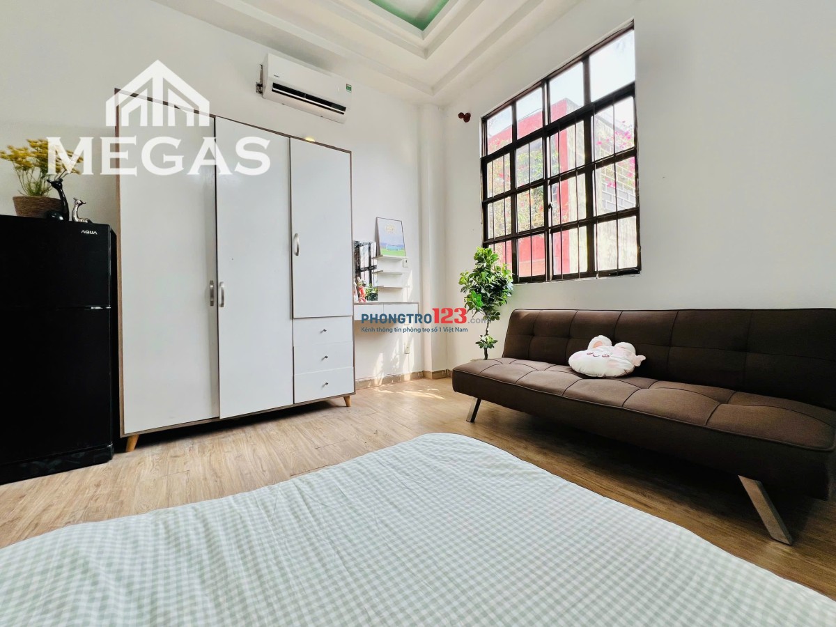 cho thuê phòng 30m2 đường Nguyễn Thông gần Vòng xoay dân chủ, Công viên Tao Đàn q3