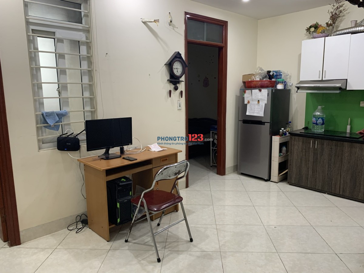 KHƯƠNG ĐÌNH CHO THUÊ CĂN HỘ KHÉP KÍN 2N1K, FULL ĐỒ, 55M2 – CHỈ VIỆC XÁCH VALI VÀO Ở