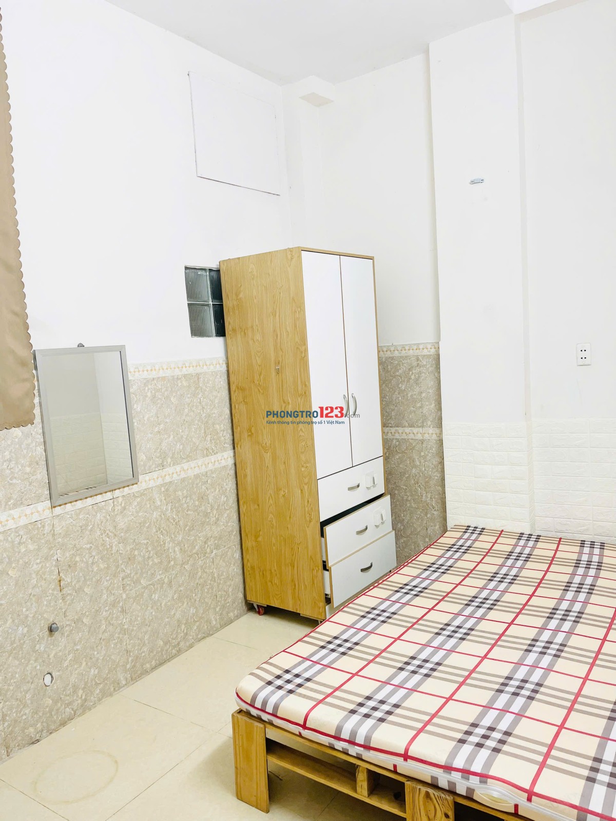 1PN tách bếp tầng trệt đường Giải Phóng Tân Bình chỉ 4,6 triệu