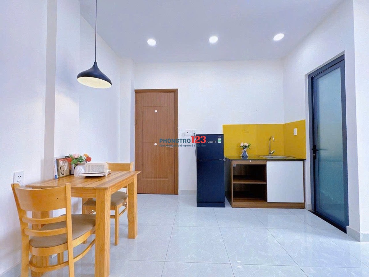 Phòng full nội thất 35m2 gần ngã tư Phú Nhuận , ĐH Văn Lang, Mỹ Thuật ở Nguyễn Văn Đậu Bình Thạnh