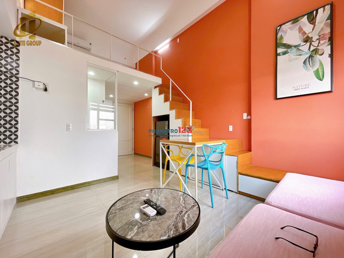 KHAI TRƯƠNG DUPLEX FULL NT GẦN UFM, TDTU, RMIT, NTTU,UEH - GẦN LOTTEMART, CRESENTMALL, Q1, Q4