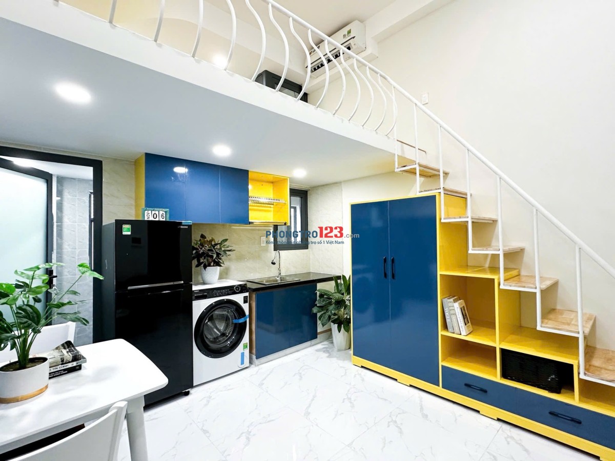 KHAI TRƯƠNG DUPLEX FULL NT GẦN UFM, TDTU, RMIT, NTTU,UEH - GẦN LOTTEMART, CRESENTMALL, Q1, Q4