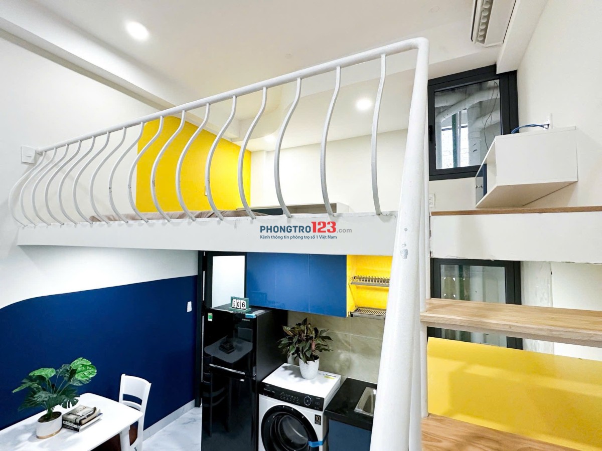 KHAI TRƯƠNG DUPLEX FULL NT GẦN UFM, TDTU, RMIT, NTTU,UEH - GẦN LOTTEMART, CRESENTMALL, Q1, Q4