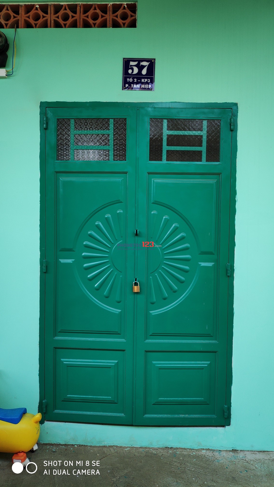 Cho thuê phòng trọ rộng rãi, yên tĩnh, gần ủy ban nhân dân P. Tân Hiệp