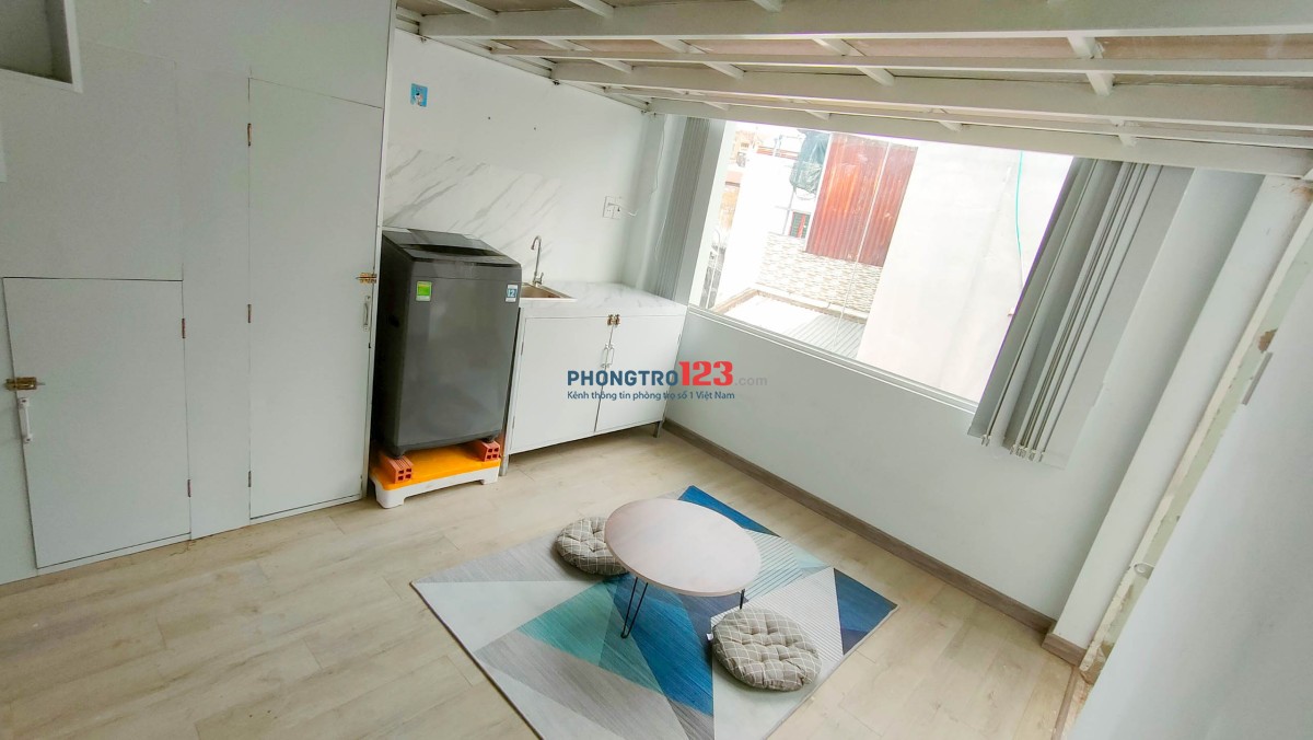 PHÒNG DUPLEX BAN CÔNG - MÁY GIẶT RIÊNG - GẦN CÁC TRƯỜNG ĐẠI HỌC