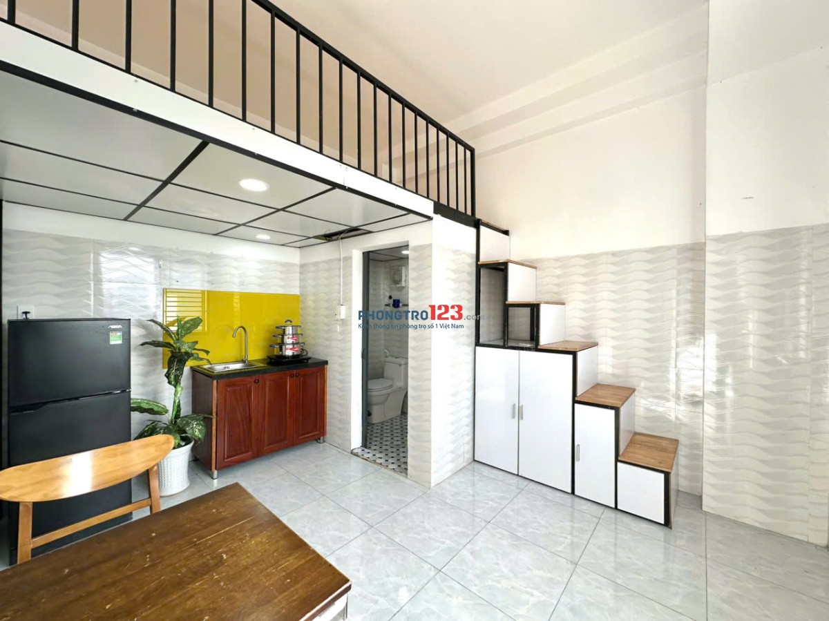 PHÒNG GÁC DUPLEX FULL NT CỬA SỔ LỚN GẦN ĐH BÁCH KHOA