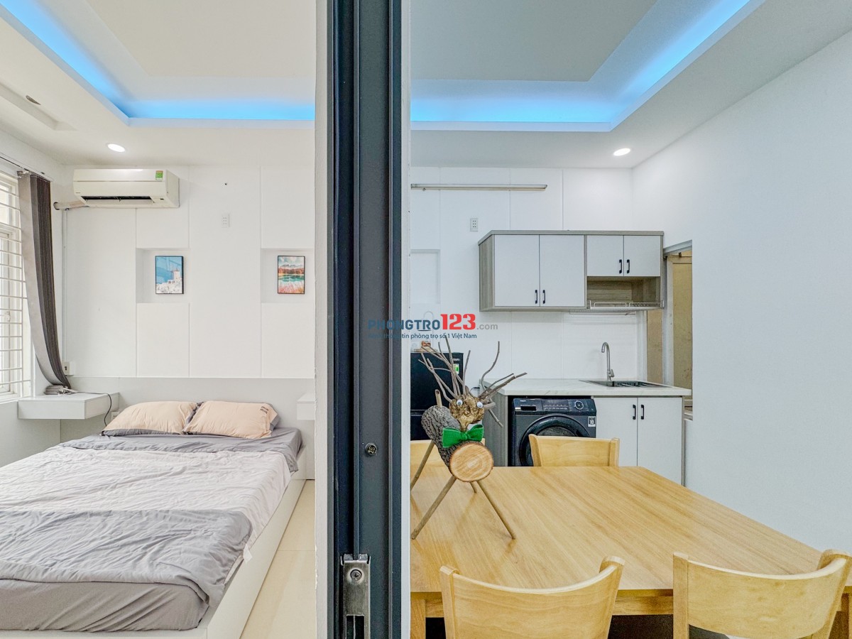 CHÍNH CHỦ STUDIO BANCOL 1PN TÁCH BẾP, ĐẦY ĐỦ NỘI THẤT, MÁY GIẶT RIÊNG NGAY NGUYỄN KIỆM