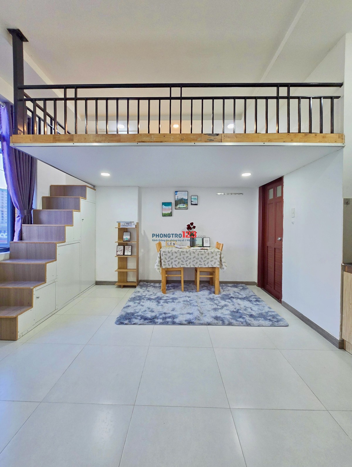 CHO THUÊ CĂN HỘ CÓ GÁC, CỬA SỔ MỚI GẦN ETOWN