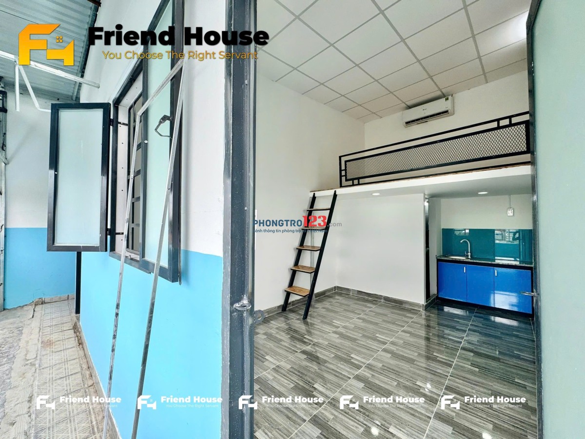 Khai Trương Phòng Trọ Mới Xây Có Gác, Cửa Sổ Trời Bancol