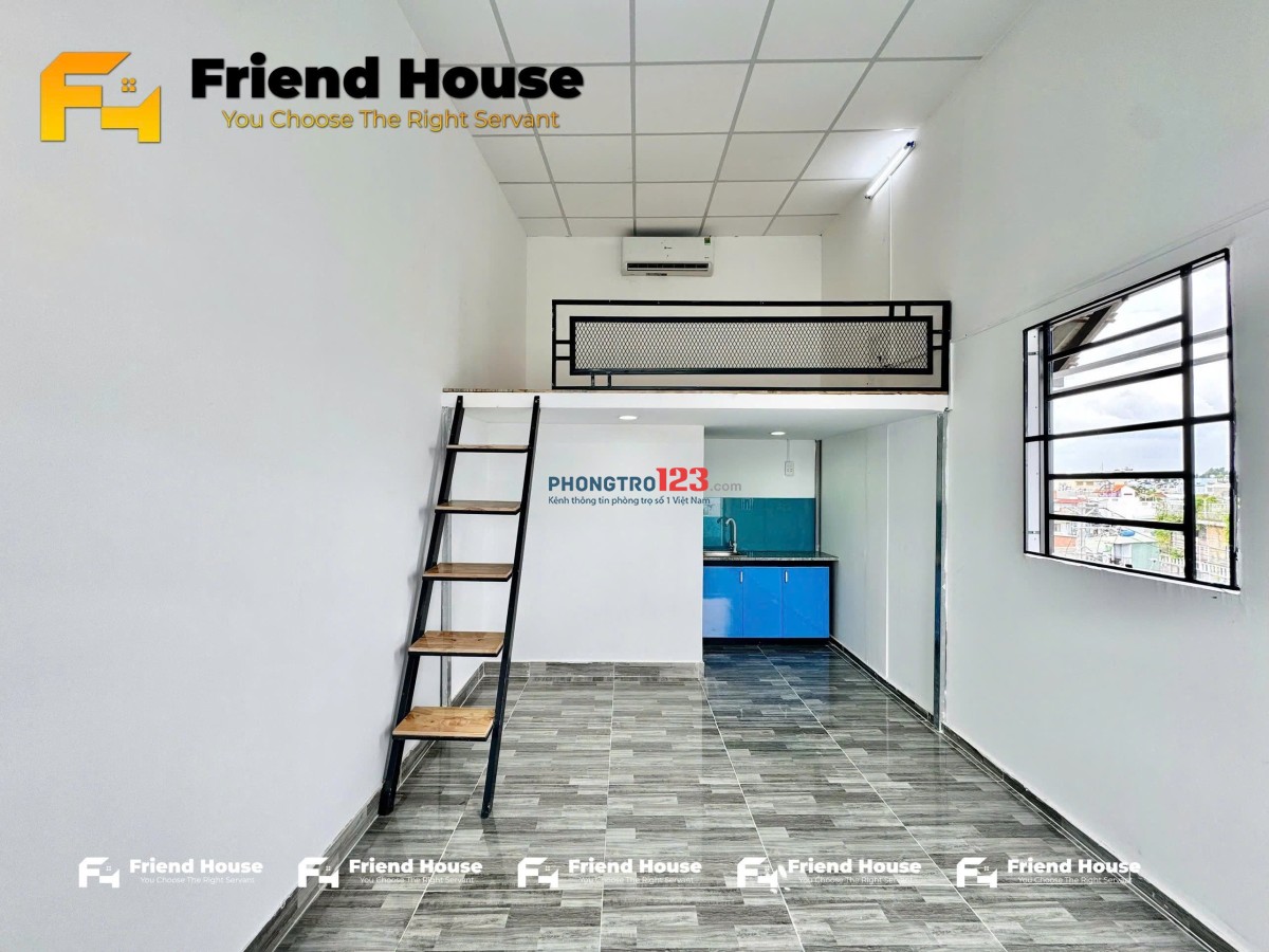 Khai Trương Phòng Trọ Mới Xây Có Gác, Cửa Sổ Trời Bancol