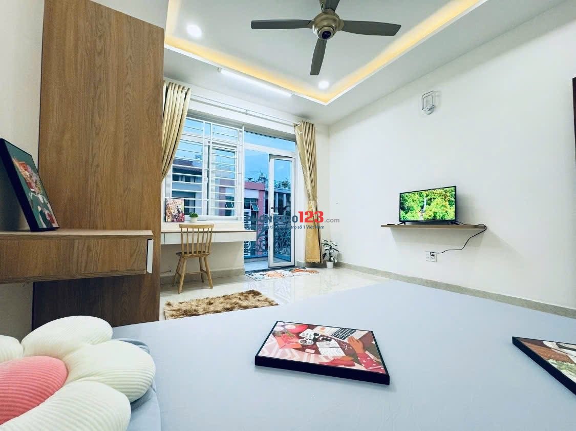 CHO THUÊ CĂN HỘ 1 PHÒNG NGỦ TÁCH BẾP, FULL NỘI THẤT, NGAY ETOWN CỘNG HOÀ.