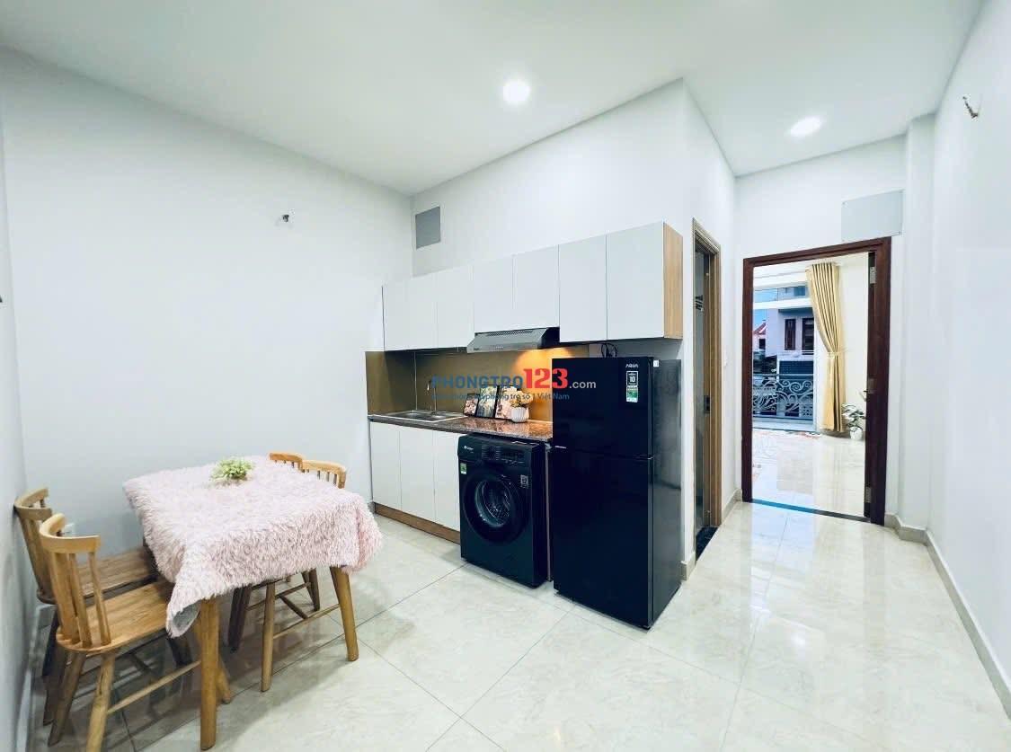 CHO THUÊ CĂN HỘ 1 PHÒNG NGỦ TÁCH BẾP, FULL NỘI THẤT, NGAY ETOWN CỘNG HOÀ.
