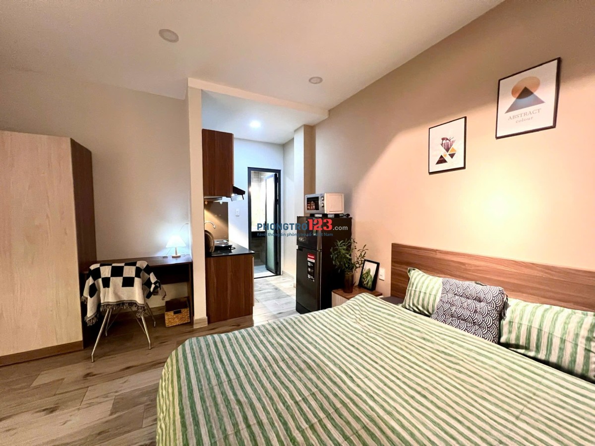 Chung Cư mini FULL NT MỚI 100% 35m2 Nguyễn Gia Trí gần ĐH Hutech-GTVT-Ngoại Thương, tiện qua Q1, Q2