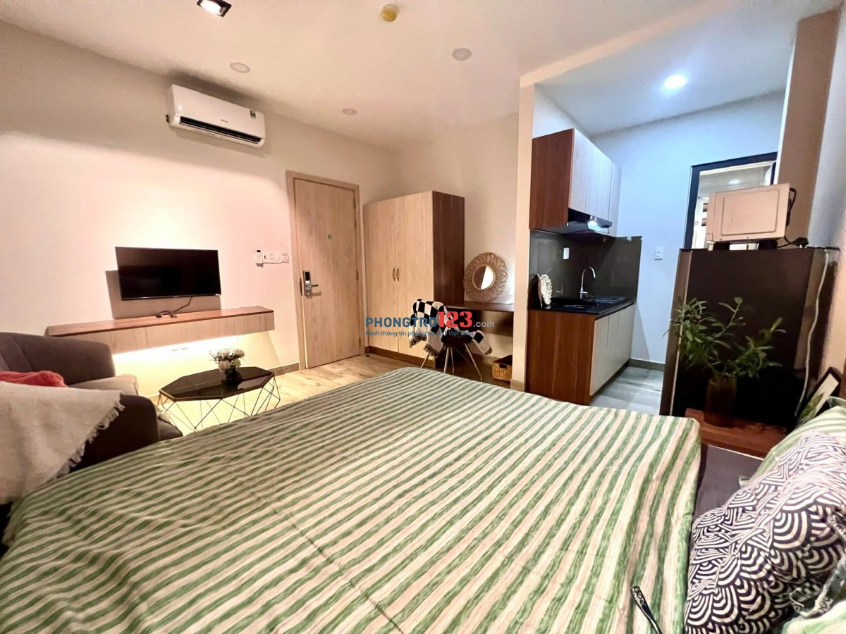 Chung Cư mini FULL NT MỚI 100% 35m2 Nguyễn Gia Trí gần ĐH Hutech-GTVT-Ngoại Thương, tiện qua Q1, Q2
