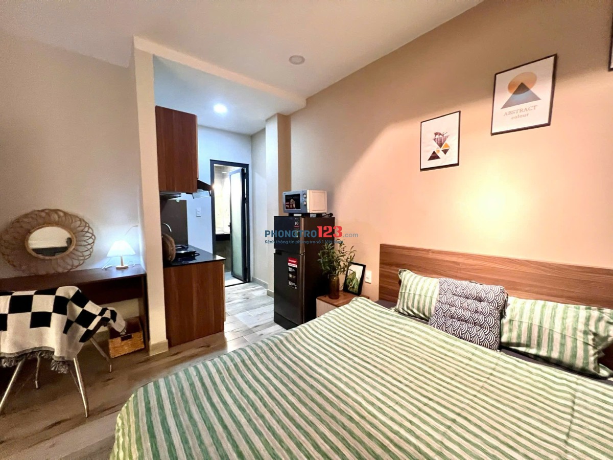 Chung Cư mini FULL NT MỚI 100% 35m2 Nguyễn Gia Trí gần ĐH Hutech-GTVT-Ngoại Thương, tiện qua Q1, Q2