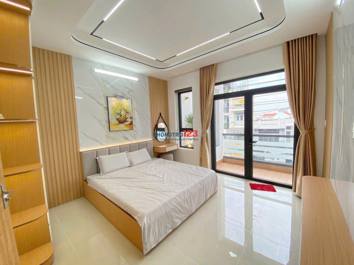 Cho thuê phòng trọ 32m2, Mới đẹp, Nội thất mới cao cấp, có ban công