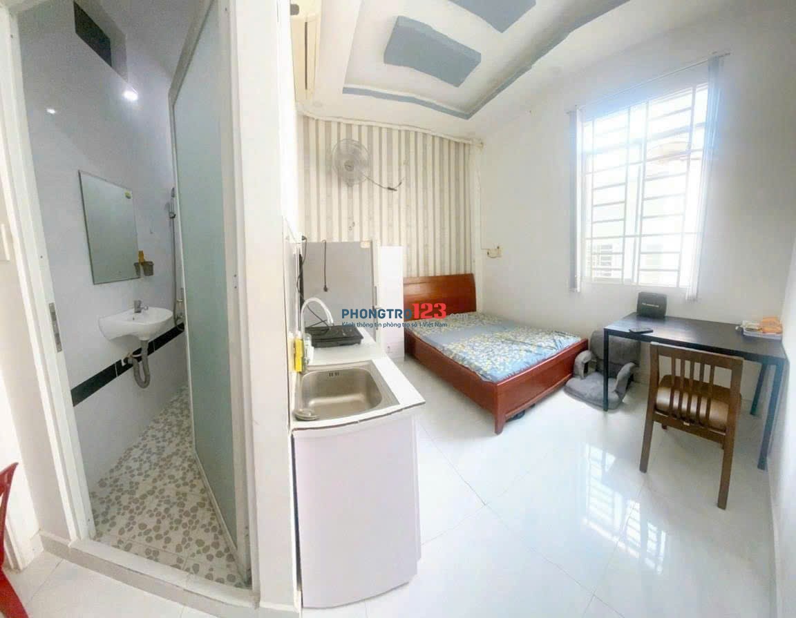 PHÒNG CỬA SỔ FULL NỘI THẤT Y HÌNH 30M2 DƯƠNG BÁ TRẠC,Q8