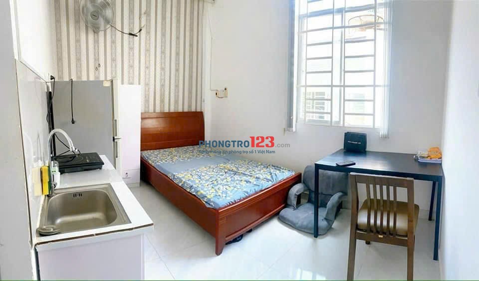 PHÒNG CỬA SỔ FULL NỘI THẤT Y HÌNH 30M2 DƯƠNG BÁ TRẠC,Q8