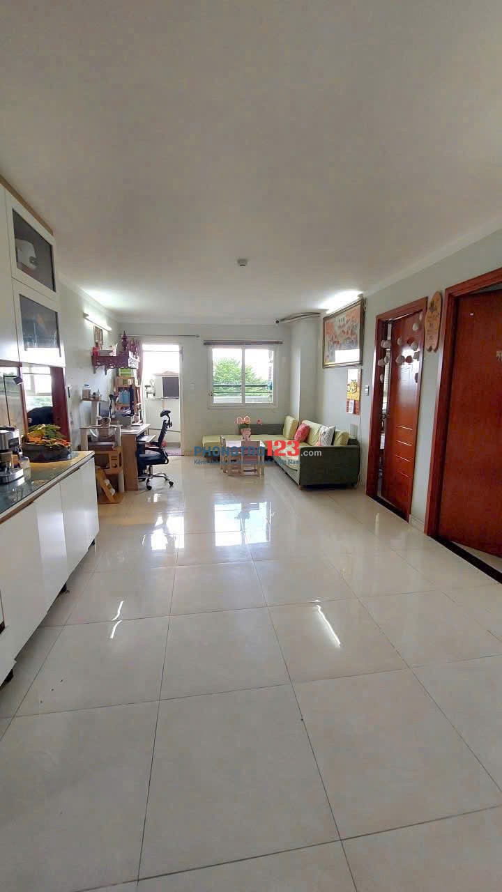 Chung cư Screc, Trường Sa, Quận 3: 88m2, 2p ngủ, full nội thất, 13tr