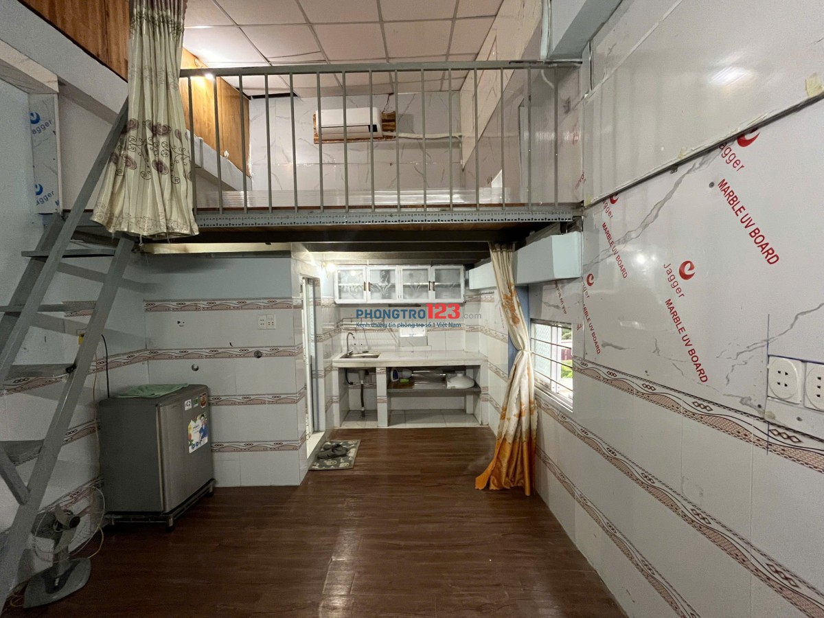 Phòng trọ 25m2 máy lạnh gần AEMALL, gần Bến xe miền tây (từng lầu đều có thoát hiểm 3 hướng)