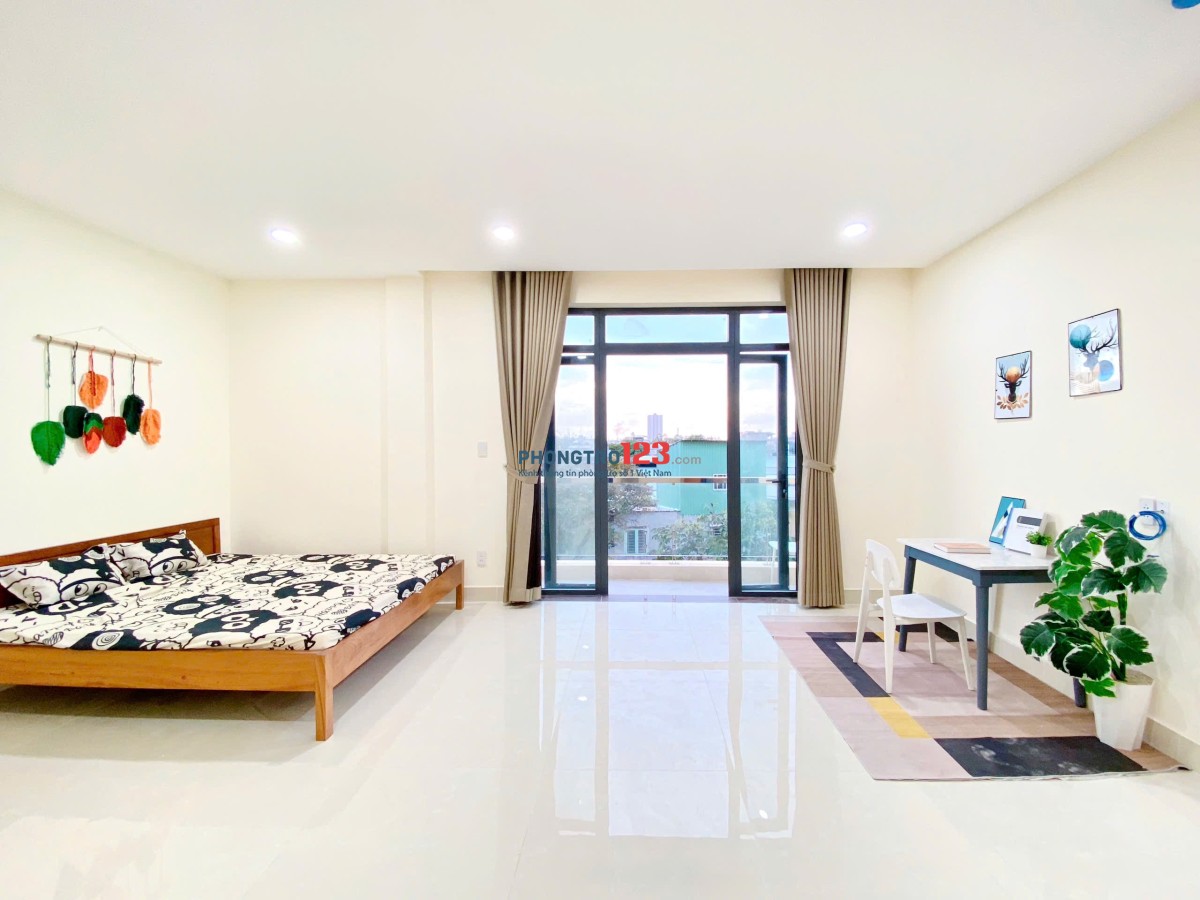 Cho thuê phòng ban công full nội thất giá sinh viên quận 8 gần ParcMall
